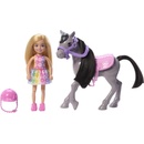 Bábiky Barbie Barbie Chelsea s poníkom