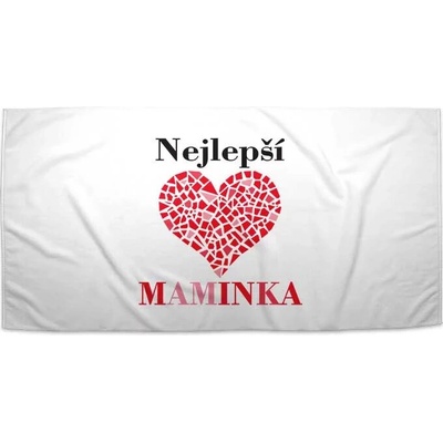 SABLIO Ručník - Nejlepší maminka 50x100 cm