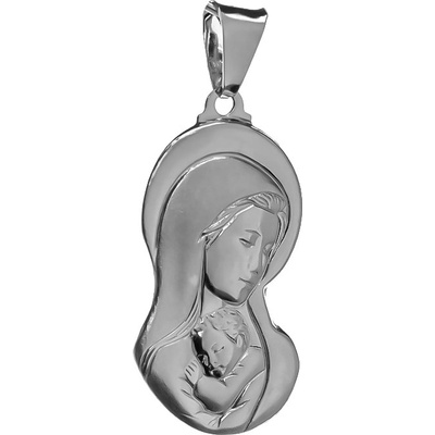Argento Strieborný prívesok Madona s dieťaťom 84859
