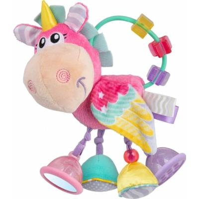 Playgro Chrastítko jednorožec růžový