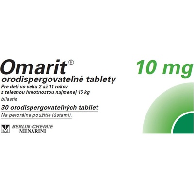 Omarit 20 mg orodispergovateľné tablety tbl.oro. 10 x 1 x 20 mg