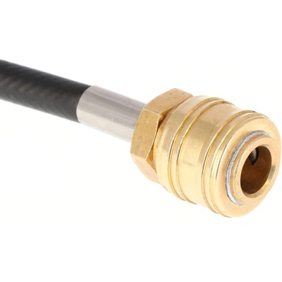 Airpress Пневматичен каучуков маркуч 10 x 6 mm 10 m с обтегачи 40460 (40460)