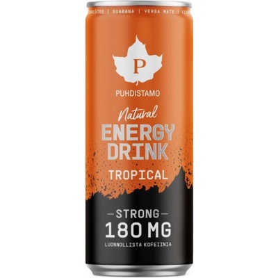 Puhdistamo Natural Energy Drink Strong Tropical 330 ml