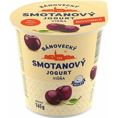 Milsy Bánovecký smotanový jogurt višňa 145 g