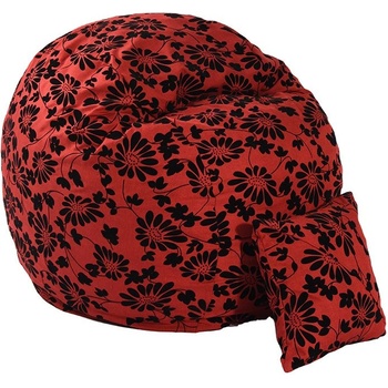 Image 1 of PUFRELAX Комплект, Барбарон и декоративна възглавница, 450л. Matusalem, Poppy, Перящ се калъф, Подходящ за деца, Пълнеж с микс от мемори пяна и дунапрен, Гама Premium (PUF-M-MP-PT-PPY)