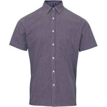 Premier Workwear pánská bavlněná košile s krátkým rukávem PR221 black