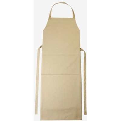 Workwear Verona Dlouhá pracovní zástěra s laclem 00130-01 Khaki