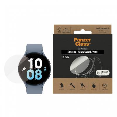 Стъклен протектор за часовник PanzerGlass за Samsung Galaxy Watch 5, 44mm (5711724036750)