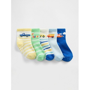 GAP Бебешки чорапи, 5 чифта GAP GAP | Mnogotsveten | Момчешки | 12-24 месеца