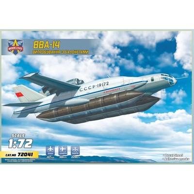 MODELSVIT Bartini Beriev VVA 14 with inflatable pontoon 1:72