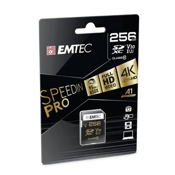 EMTEC SpeedIN Pro SDXC 256GB UHS-I/U3/V30 ECMSD256GXC10SP