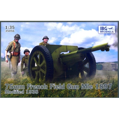 IBG Models 75mm French Field Gun Mle 1897Modified 1938 1:35