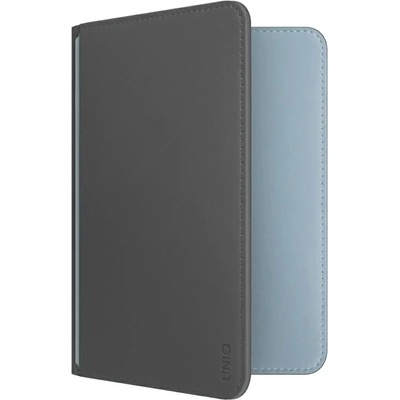 Uniq Belmont Passport Case с Apple Find My RFID Blocking Grey Blue (8886463691069)