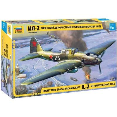 Zvezda Iljušin Il-2 Stormovik mod.1943 1:48