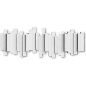 Umbra HK Limited Umbra Закачалка за стена с 5 бр. закачалки sticks - цвят бял (umbra-318211-660)