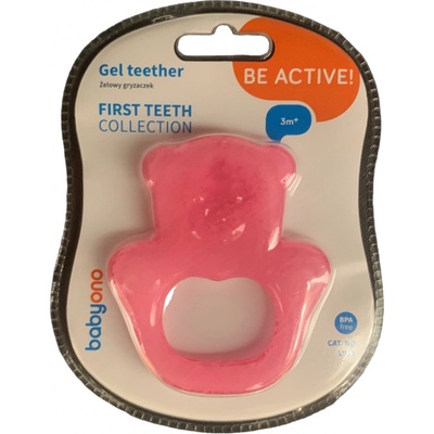 BabyOno gelové Medvídek růžová