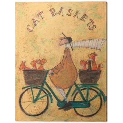 Obraz na plátne Sam Toft - Cat Baskets, 2 - 30×40 cm
