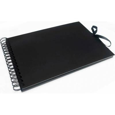 Baloušek - scrapbook A4, 30 × 21 cm, černý
