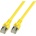 Медна пач корда екранирана sf-utp, кат. 5е pvc, cca, жълта : Дължина - 25 м (k5457.25)