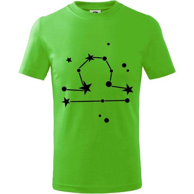 Súhvezdie Libra Váhy tričko detské Apple Green