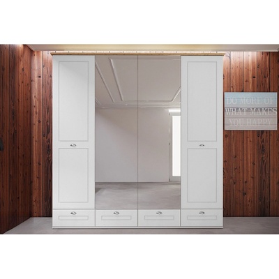 IRIM Четирикрилен гардероб Landscape - с огледала