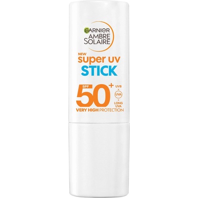Garnier Ambre Solaire Слънцезащитен стик за лице Super UV, SPF50+, 9 g