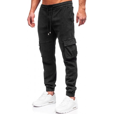 Bolf pánské džínové jogger kapsáče MP0105N černé
