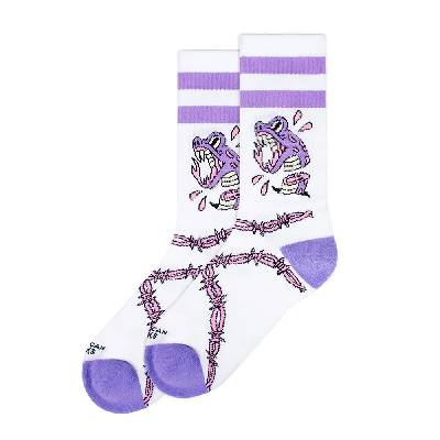 Чорапи American socks Snake bite crew socks - White (Multicolour)