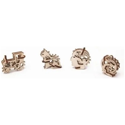 UGears - Дървен комплект ключодържатели (120204)