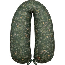 KikkaBoo Kojicí polštář 2v1 Secret Garden Green