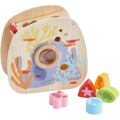 HABA Дървена играчка Вмъкване и сортиране Подводен свят