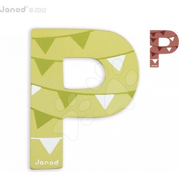 Janod drevené písmeno P ABCDeco