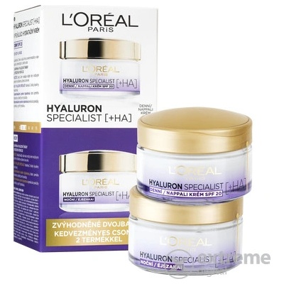 L`Oréal Hyaluron Specialist denný krém 50 ml + nočný krém 50 ml darčeková sada