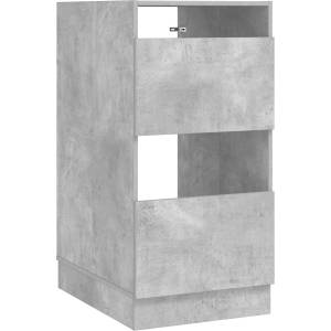 vidaXL Мивка за пране Бетонно 50 x 68 x 102 см Инженерна дървесина (3422803)