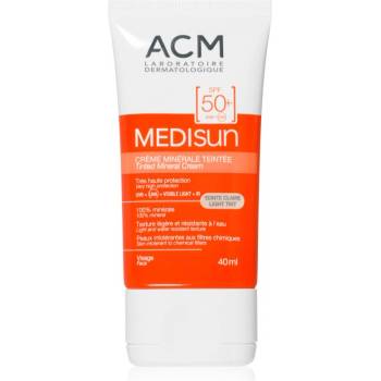 ACM Medisun минерален хидратиращ и тониращ крем SPF 50+ цвят Light Tint 40ml