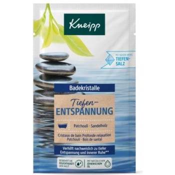 Kneipp Deep Relaxation Bath Salt релаксиращи соли за вана с аромат на пачули и сандалово дърво 60 g унисекс