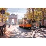 DIMEX ART Флизелинов фототапет винтидж трамвай 375 x 250 см