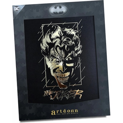 Artéonn Sběratelský plakát Joker zlatý, Batman
