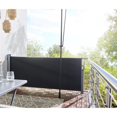Sunfun Mobilní boční markýza, antracit, 100 × 300 cm