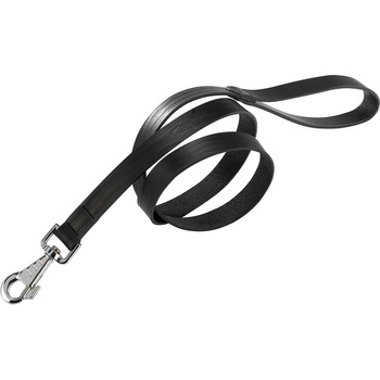 Ferplast - Natural - Елегантен кожен повод за кучета, 120 см. /20мм. - черен