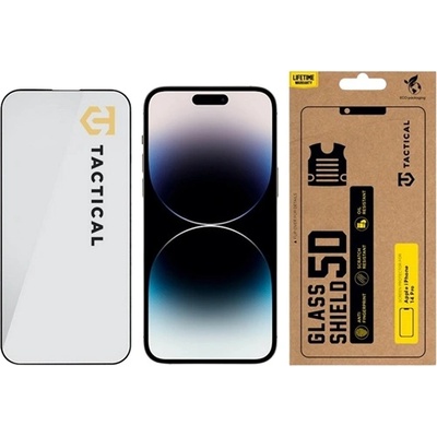 Tactical iPhone 14 Pro TACTICAL GLASS SHIELD 5D екранен протектор стъкло 5D, 9H, ЧЕРНО 57983110056 (57983110056)