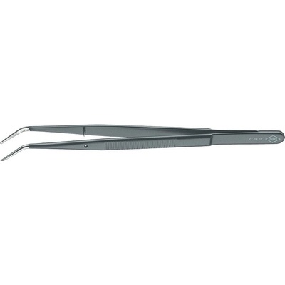 Univerzálna pinzeta 155 mm Knipex 92 34 37 so zahnutými hrotmi K 92 34 37