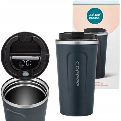 Altom Design Termohrnek s hubičkou ocel LCD Smart 510 ml modrý