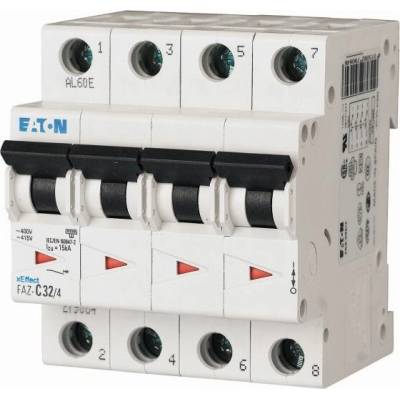 Eaton 3P+NC 32A 15kA AC FAZ C32/3N 278978