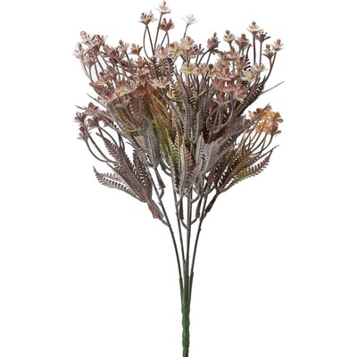 ZELEŇ DROB.KVIETKY KREM. FIALOVÁ 30CM