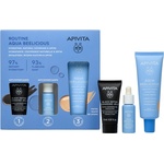 APIVITA Aqua Beelicious Комплект - Тониран флуид, Детокс гел и Освежаващ бустер , 40 + 15 + 10 ml
