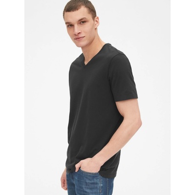 Gap tričko Classic v t shirt s černá černá