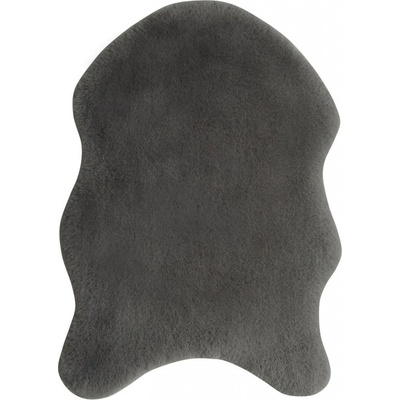 Rabbit Super Soft Dekorační kožešina imitace králíka, umělá kůže, 90 × 60 cm, šedá 06-6090