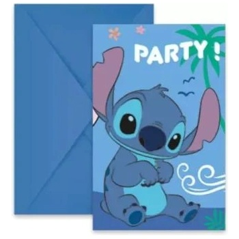 Procos Stitch: Парти покана с плик - 6 броя