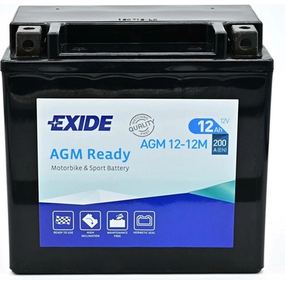Exide YTX14-BS, ETX14-BS – Zboží Mobilmania